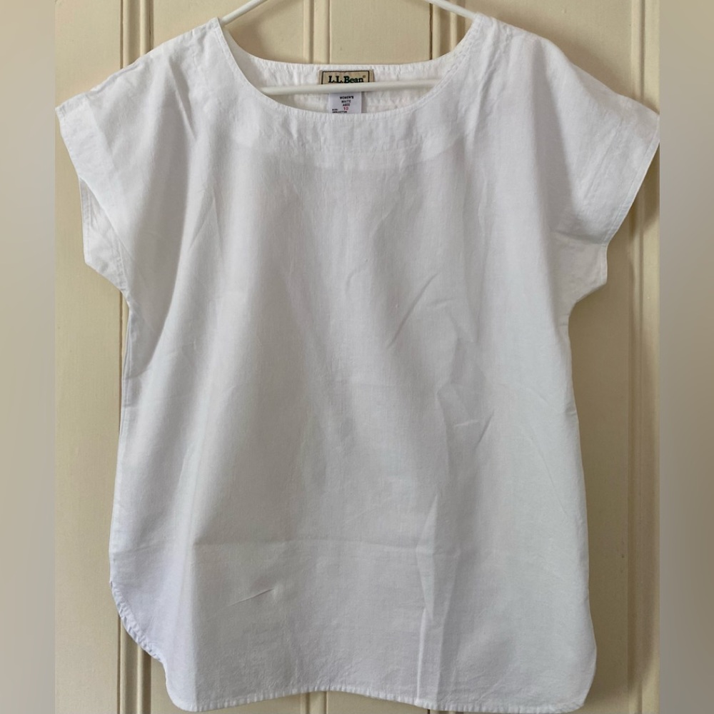 L.L. Bean Women’s White Top - Picture 2 of 6